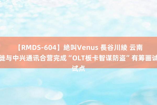 【RMDS-604】絶叫Venus 長谷川綾 云南迁徙与中兴通讯合营完成“OLT板卡智谋防盗”有筹画试点